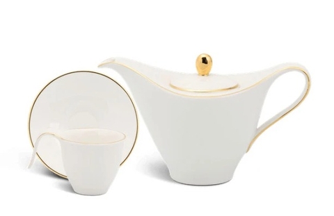 Bộ cà phê 0.45L - Anh vũ - Chỉ vàng