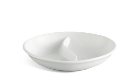 Chén chấm 2 ngăn 10.5cm - Jasmine Lys - Trắng Ngà