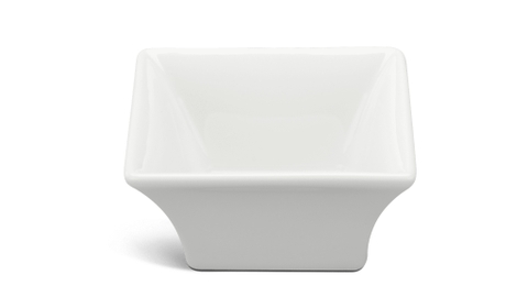 Chén chấm 7cm - Vuông Lys - Trắng Ngà