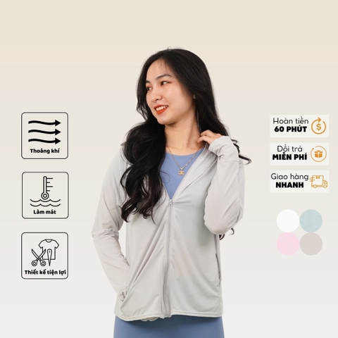 Áo khoác trơn nhiều màu