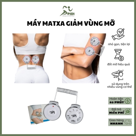 Máy matxa giảm béo nhiều chế độ điều khiển ,máy matxa nhỏ gọn hỗ trợ đánh tan mỡ các vùng bụng, cánh tay, chân