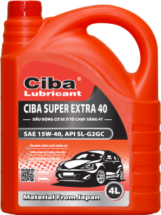 CIBA SUPER EXTRA 40/50 - DẦU ĐỘNG CƠ Ô TÔ XĂNG CAO CẤP 4T