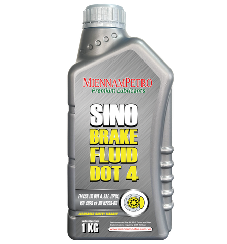 SINO BRAKE FLUID DOT 4 – DẦU THẮNG (DẦU PHANH) CHẤT LƯỢNG CAO