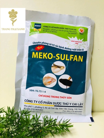 Meko Sulfan CL [100 gr] Chuyên phòng và trị các bệnh đường ruột trên cá