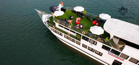 Alova Premium Cruise: Ha Long Bay 1 Day Group Tour for Unforgettable Experiences