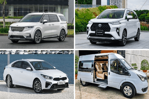 HANOI TO NINH BINH  BY PRIVATE CAR 4 SEATS - 7 SEATS - 9 SEATS VAN - 16 SEATS