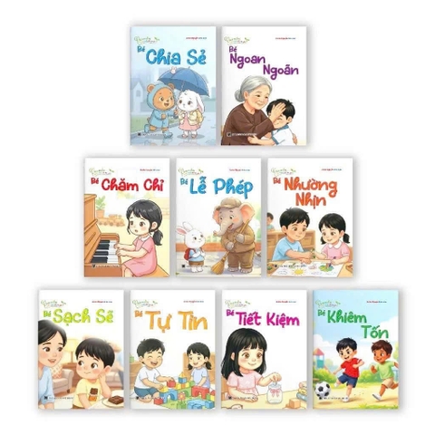 Combo 9 cuốn Gieo Mầm Tính Cách Cho Bé Yêu. Quà tặng cho bé yêu phát triển toàn diện