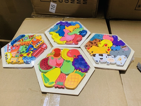 Ghép gỗ nổi hình lục giác mã MWT-6 (120 bộ/thùng)