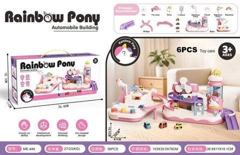 Bộ cầu trượt bãi đỗ xe Pony - 36