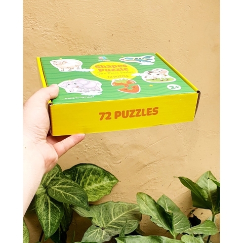 Bộ ghép hình 2 mảnh, 36 hình, 72 chi tiết