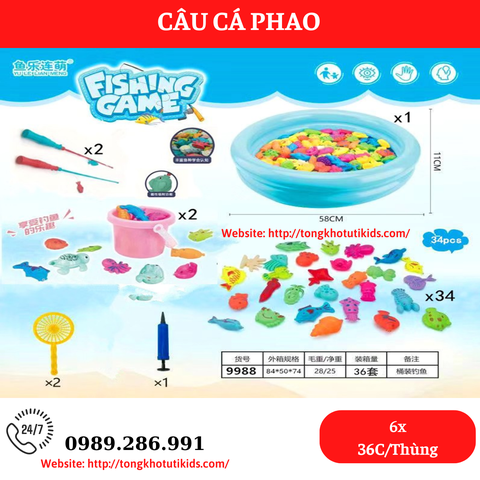 Câu cá Phao(36 bộ/thùng)