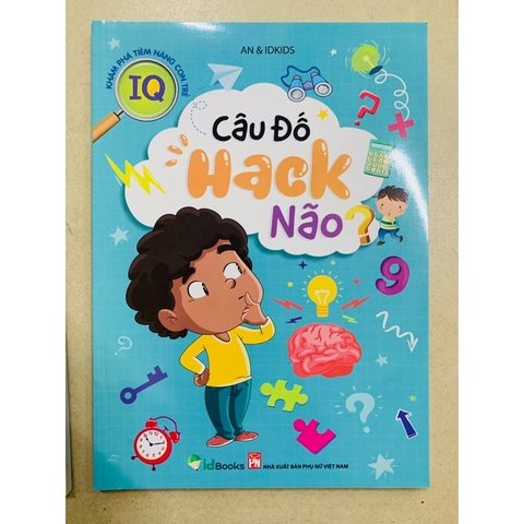 Sách câu đố hack não quyển xanh