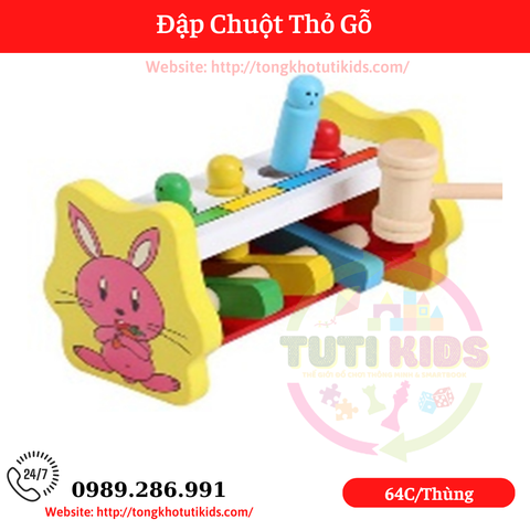 Đập chuột thỏ gỗ YDL1002 (64 bộ/thùng)