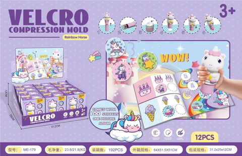 Con dấu Sticker ngựa Pony mã ME-179 (Bán khay 12 hộp)