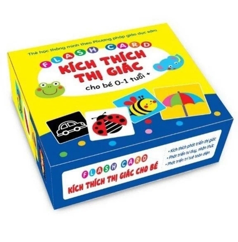 Bộ thẻ kích thích thị giác cho bé 0-1t