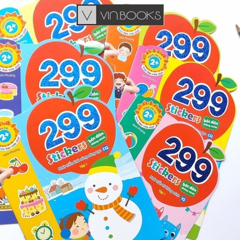 Bộ bóc dán phát triển trí tuệ cảm xúc CQ, IQ, EQ 299+