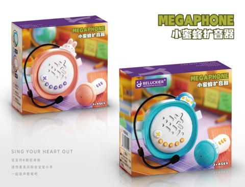 Loa kèm Mic Megaphone Beluckier KG001-1(60 bộ/thùng)