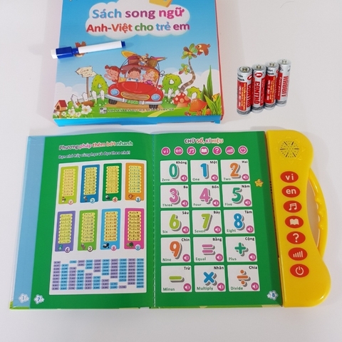 Sách quý song ngữ cho trẻ em Thanh Nga nút trong