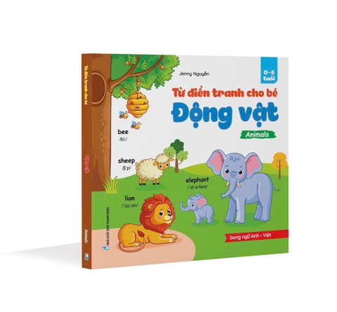 Từ điển tranh cho bé 0-6 tuổi (song ngữ Anh - Việt ) - ĐỘNG VẬT