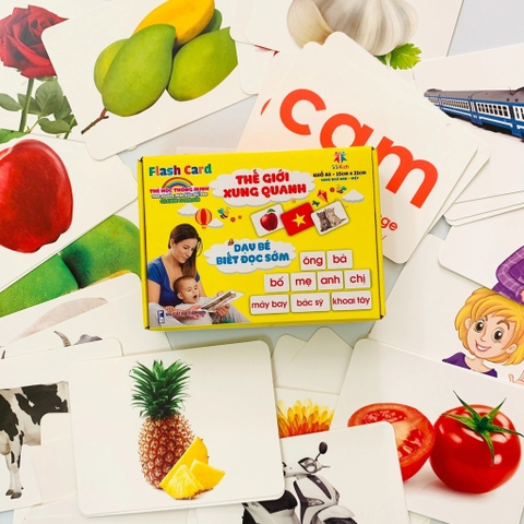 Thẻ học A5; 14 chủ đề