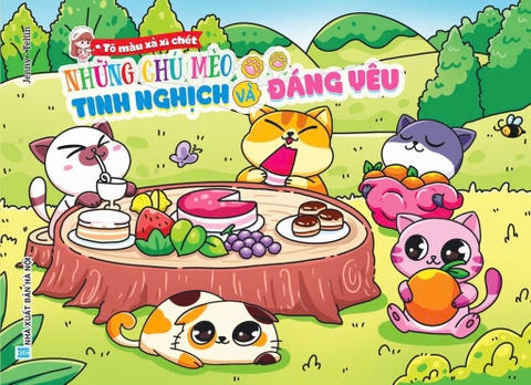 Tô màu xả xì tress: Những chú mèo tinh nghịch và đáng yêu