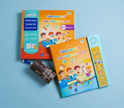 Sách nói song ngữ phiên bản đặc biệt (có đọc bảng cửu chương, đánh đàn, đọc truyện)