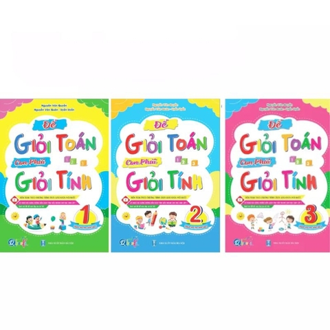 Để giỏi toán con phải giỏi tính lớp 1,2,3 (Giá theo cuốn) (Giá sỉ theo đơn)
