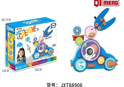 Bánh Răng Sáng Tạo Ô Tô Xanh,đỏ ( kéo) JXT88906