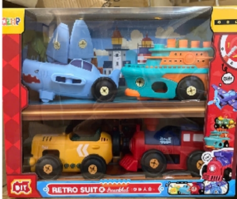 Tháo lắp xe Retro mã rẻ B2302(24 bộ/thùng)