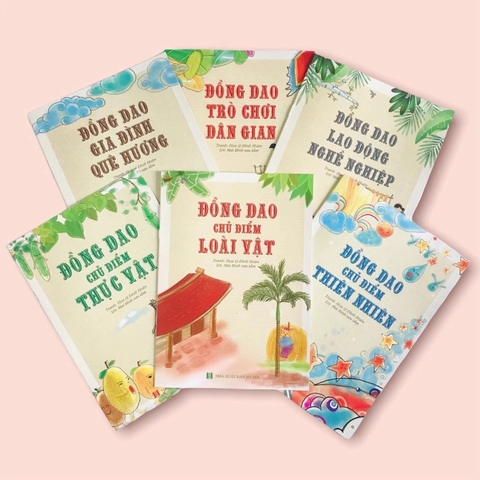 Bộ đồng dao theo chủ điểm - Tư duy hình ảnh 6 cuốn