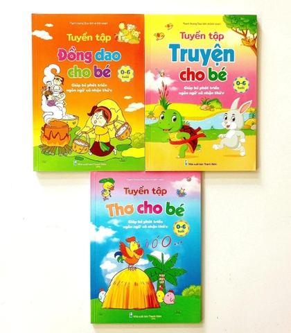 Bộ tuyển tập đồng giao, thơ, truyện cho bé