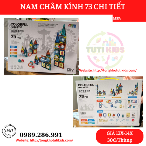 Nam châm kính 73pcs mã 9917B