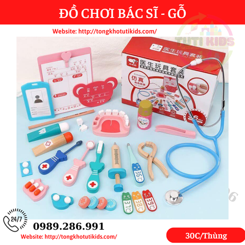 Bác sĩ gỗ mã YS-34 (30 bộ/thùng)