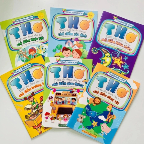 Bộ thơ thiếu nhi dành cho bé 6 cuốn