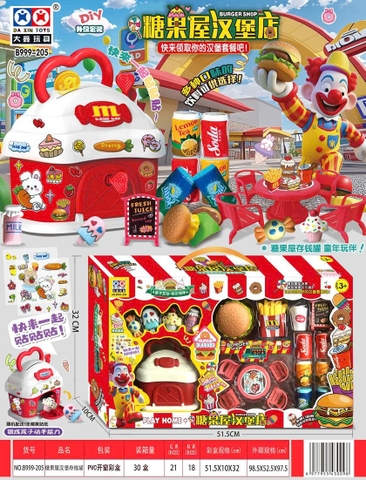 Đồ chơi cửa hàng Burger B999-205