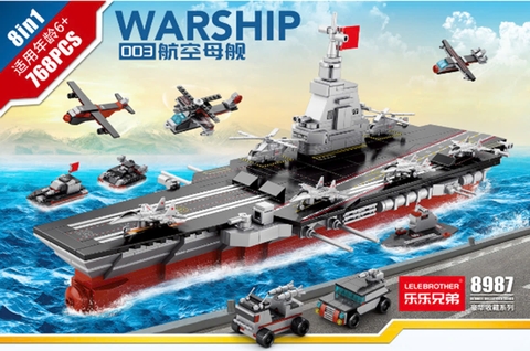 LEGO lắp ráp tàu chiến đấu - 768 PCS - 8987(18 bộ/thùng)