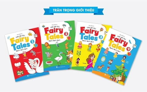 Bộ truyện tranh tư duy hình ảnh tiếng Anh Fairy Tales (Bộ 4 cuốn)