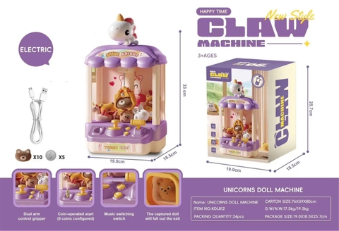 Gắp Thú 668 có 5 mẫu (KL,pony,gấu,labubu,thỏ)