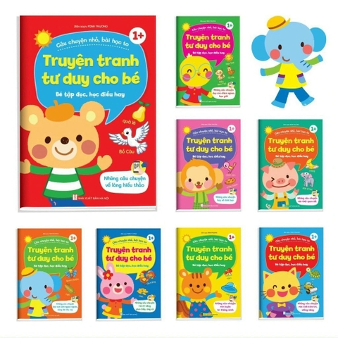 Bộ truyện tranh tư duy cho bé 8 cuốn
