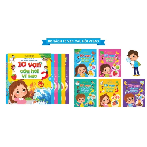 Bộ 10 vạn câu hỏi vì sao 5 cuốn - Phiên bản 5.0
