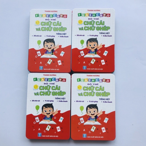 Thẻ chữ cái và chữ ghép size 10*15cm