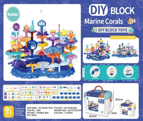 Lego Rặng san hô 76psc 907C