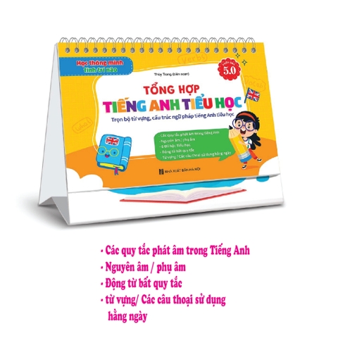 Bộ lịch tổng hợp kiến thức tiếng Anh tiểu học