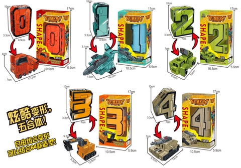 Robot số biến hình từ 0-4