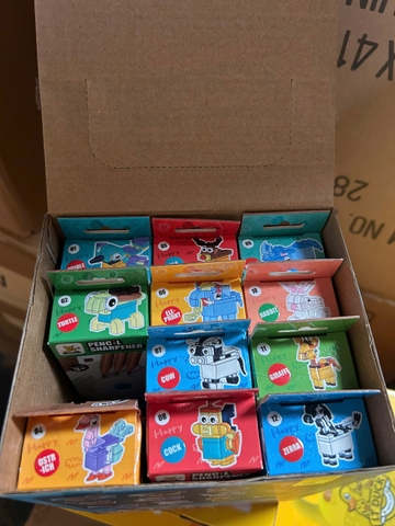 Set 12 MH lắp ghép ĐV gọt và 36 bút chì SM2514B