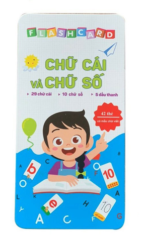 Thẻ bé học toán size 10*15cm