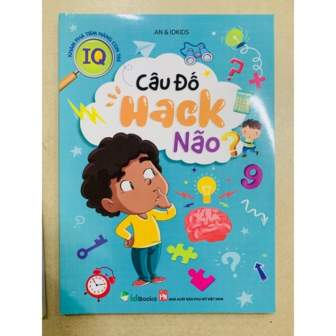 Sách câu đố hack não quyển xanh