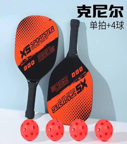 Vợt Pickerball Đỏ, Cam, Xanh PKB