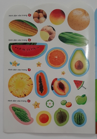 Set 6 cuốn sách bóc dán thông minh cho bé