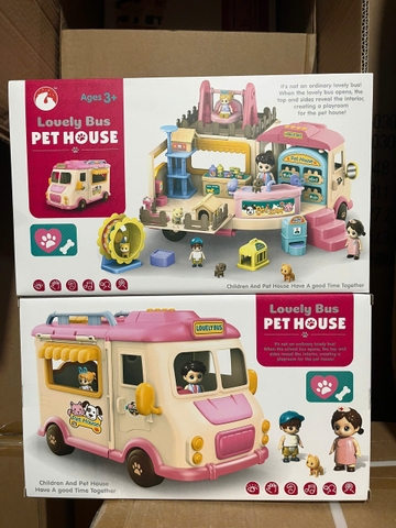 Xe chăm sóc thú cưng biến hình có nhạc G0016